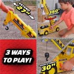 Crane Truck Motorised with Lights & Sound - Maxx Action 